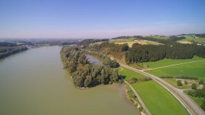 Gewässer Saxen - Aufnahme Drohne